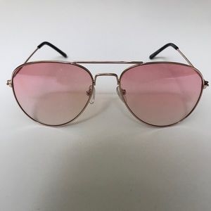 Pink Aviator Sunglasses